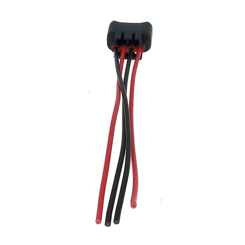 YUTOCOOL Pack of 4 Ignition Coil Female Connector Plug Harness Pigtail Fits HS250h Pontiac Vibe Scion tC Camry Corolla Highlander Matrix RAV4 Solara Chevrolet Prizm Replace 2AZFE1ZZFE - Image 5